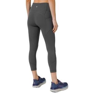 Lululemon All The Right Places Crop II 23" Graphite Grey Size 10